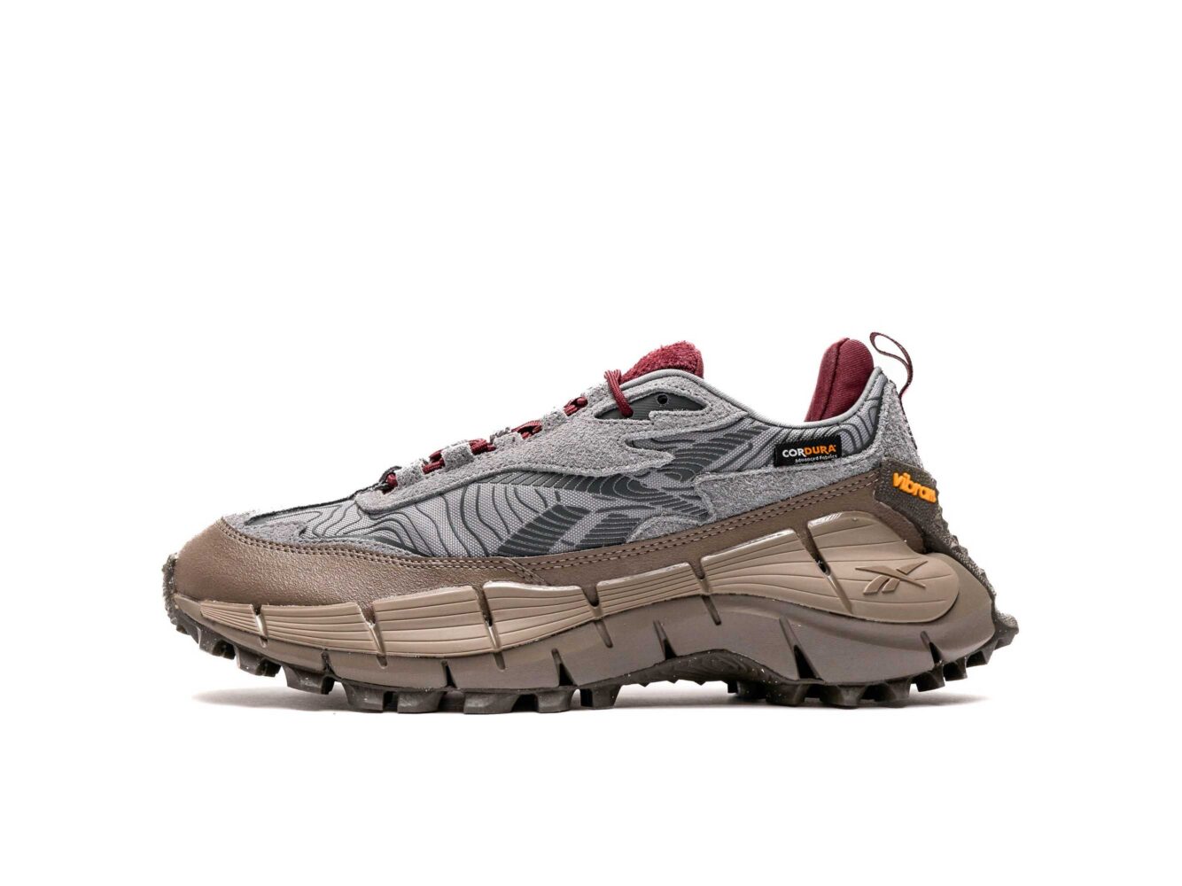 reebok zig kinetica 2.5 edge grey brown ig2739 купить