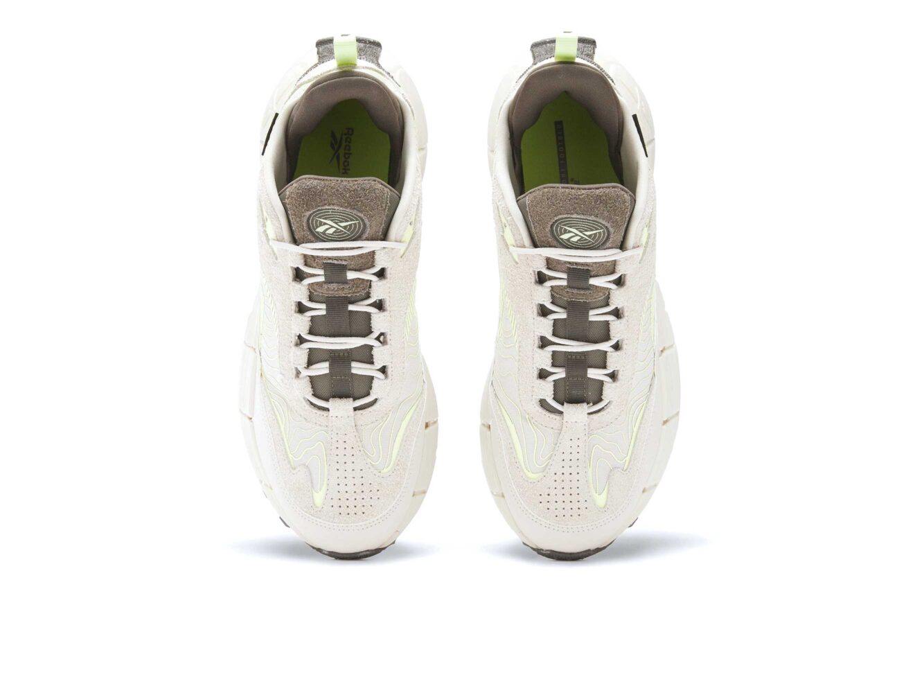 reebok zig kinetica 2.5 edge stucco citrus glow 100033134 купить