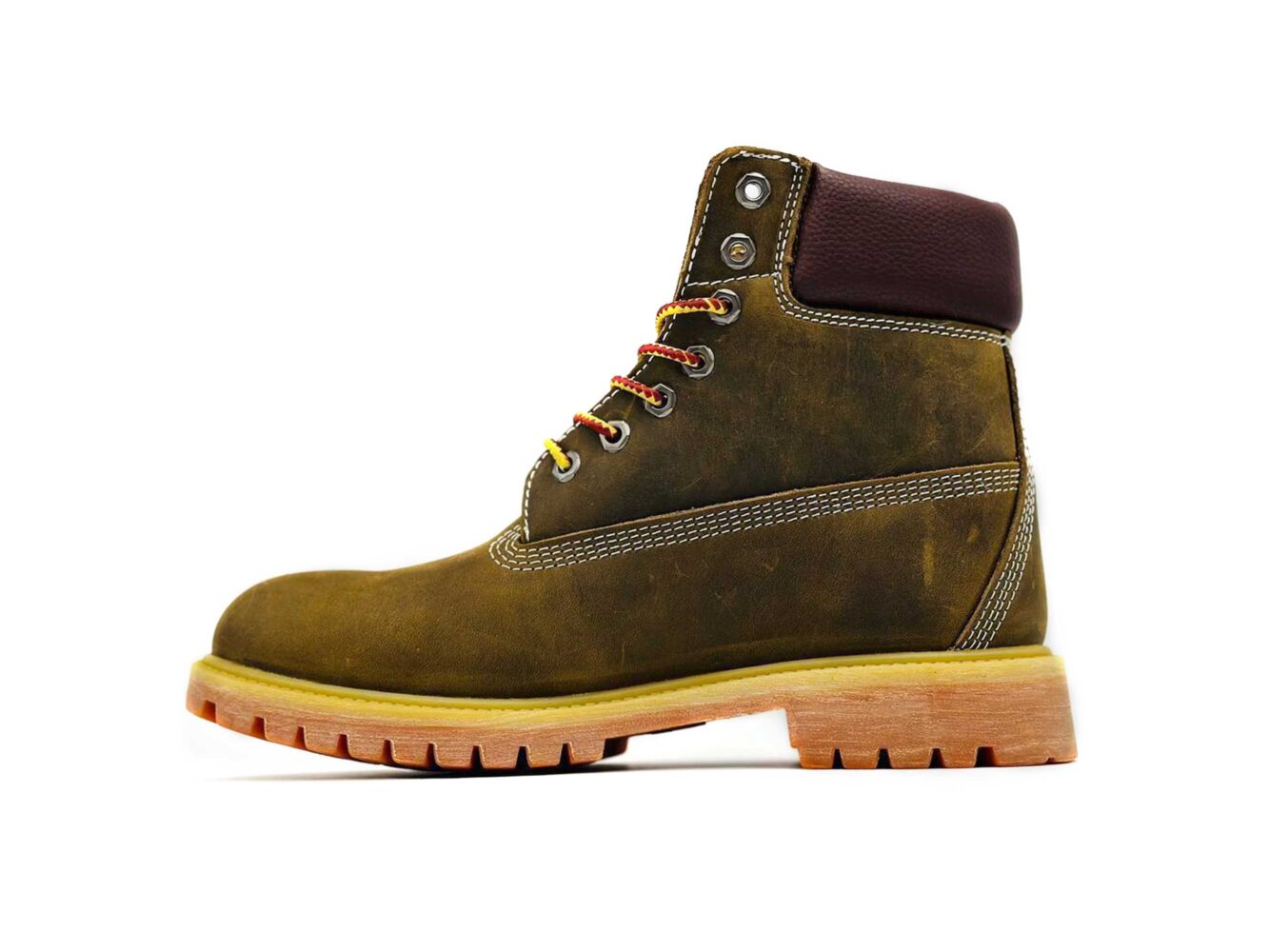 Timberland 6 Inch Brown Yellow купить