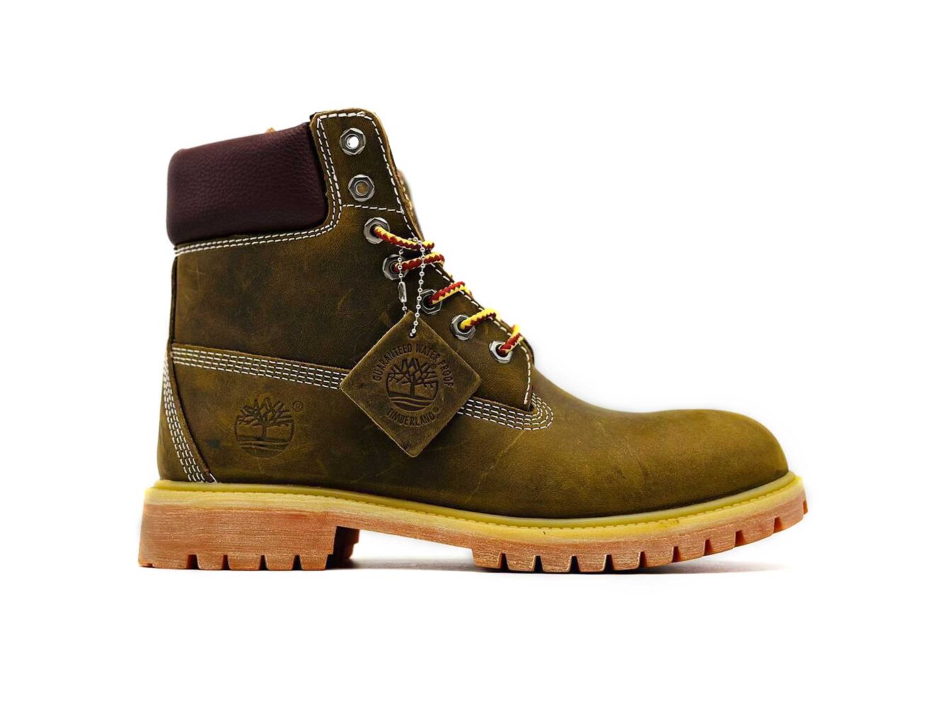 Timberland 6 Inch Brown Yellow купить