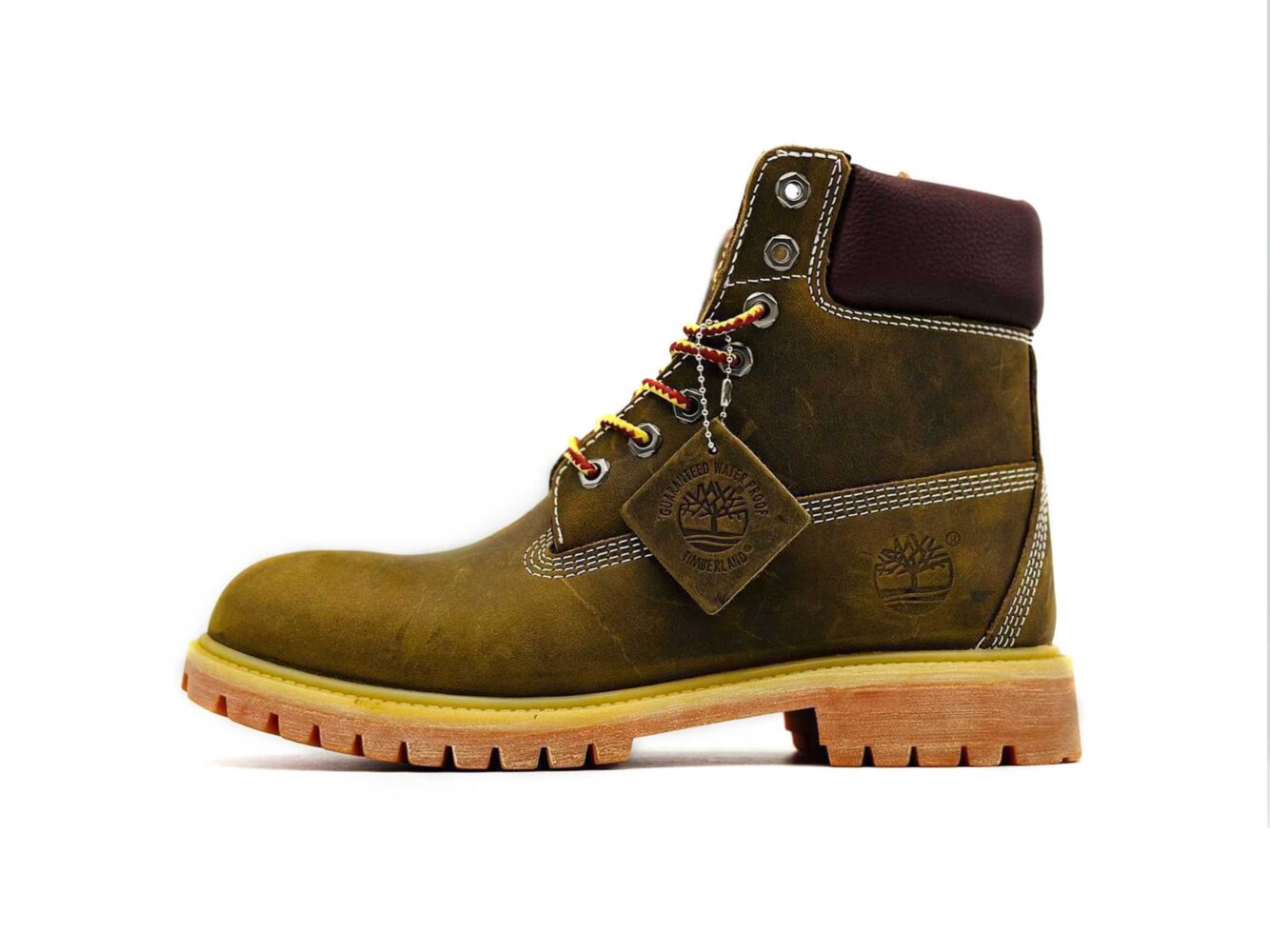 Timberland 6 Inch Brown Yellow купить