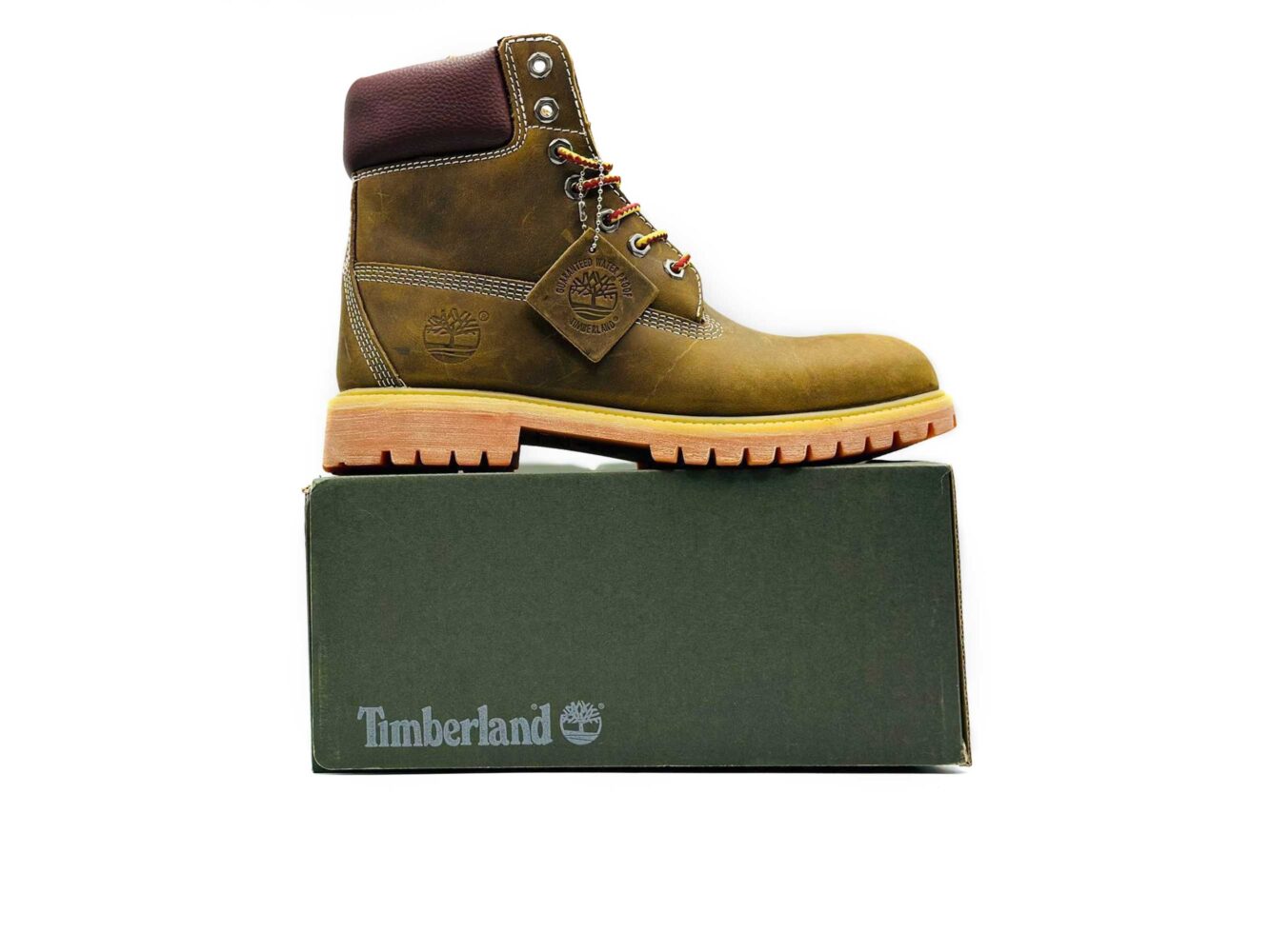 Timberland 6 Inch Brown Yellow купить