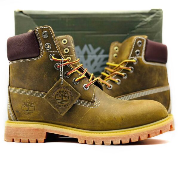 Timberland 6 Inch Brown Yellow