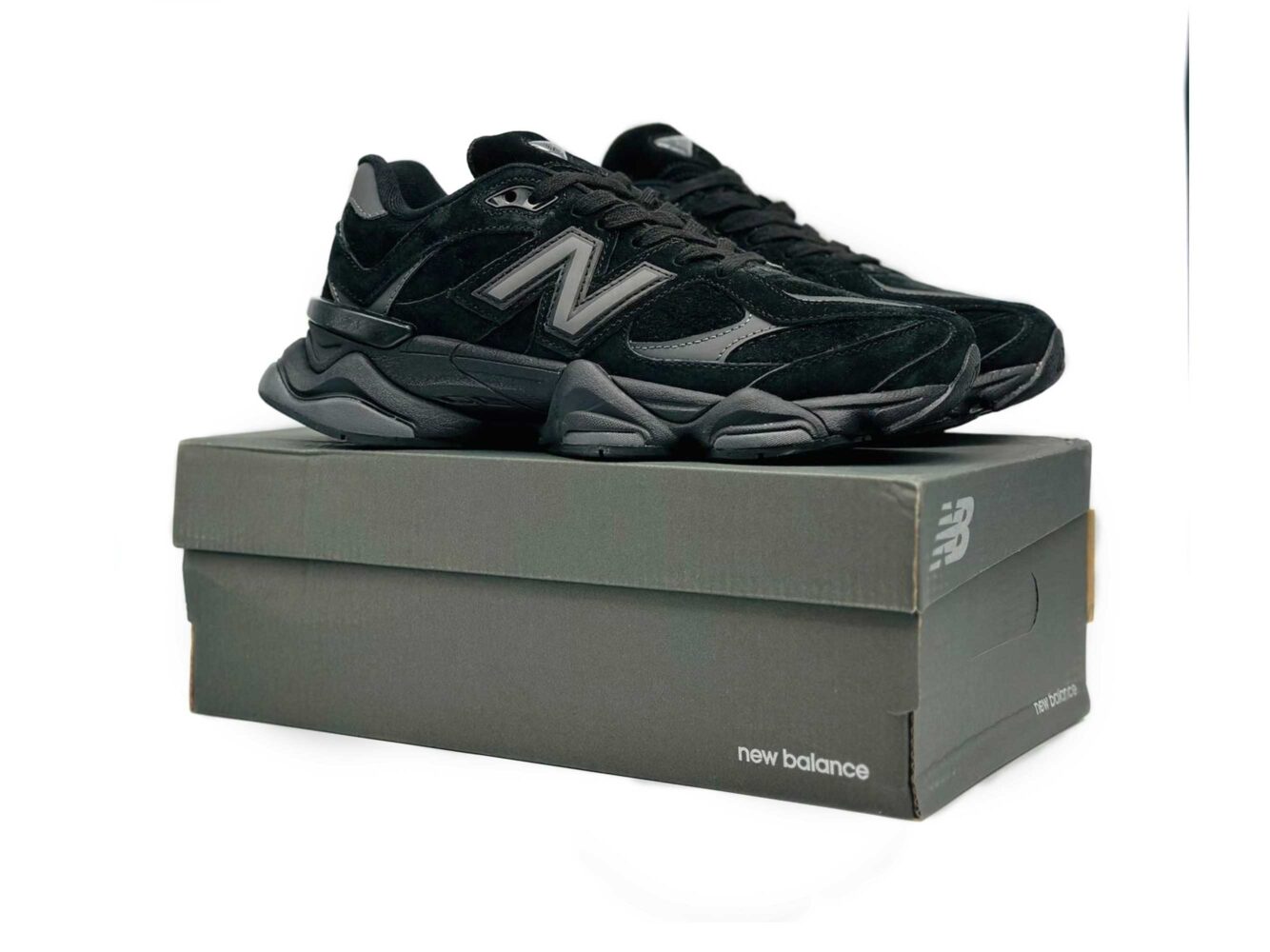 New Balance 9060 All Black Winter купить