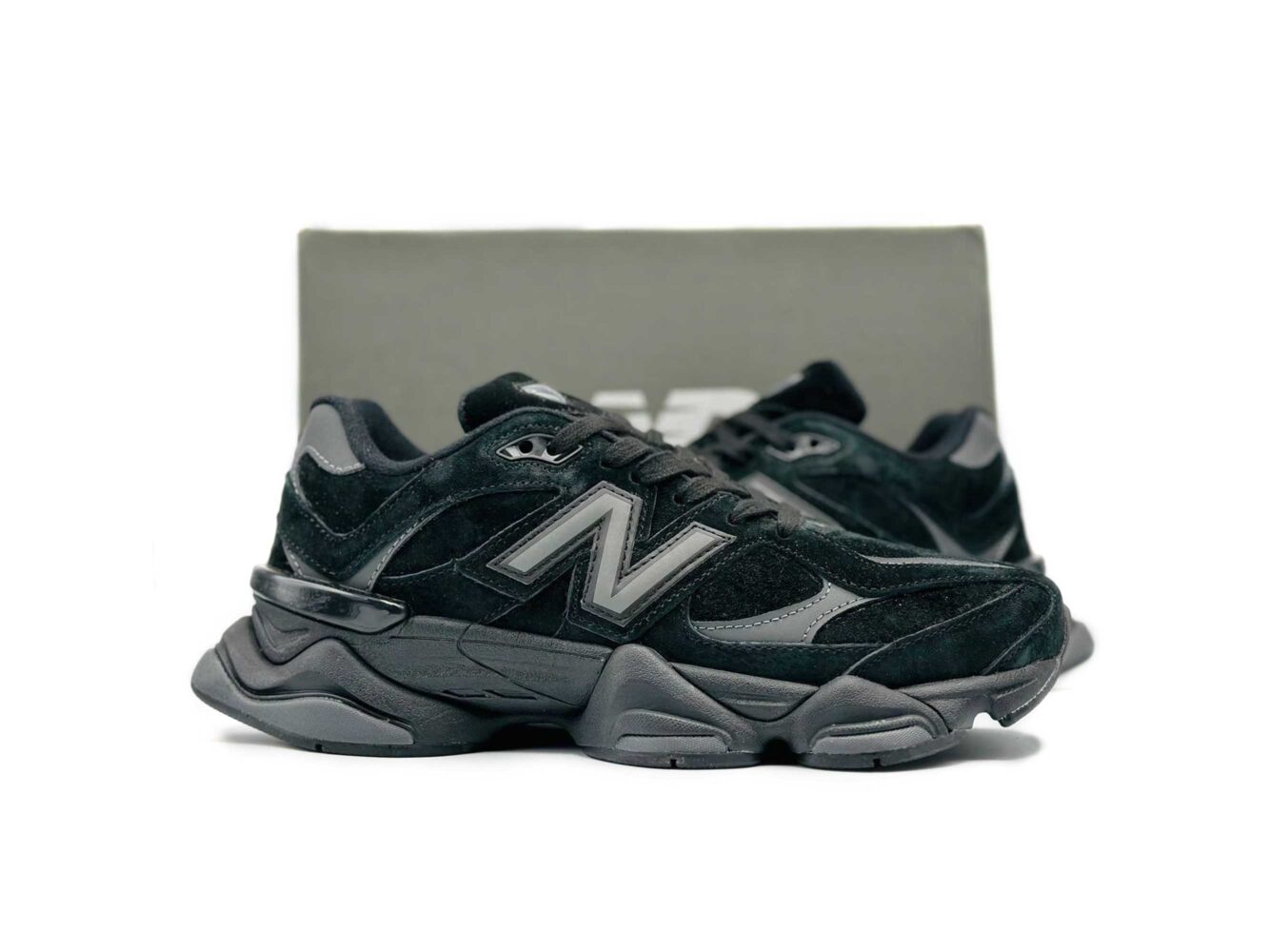 New Balance 9060 All Black Winter купить