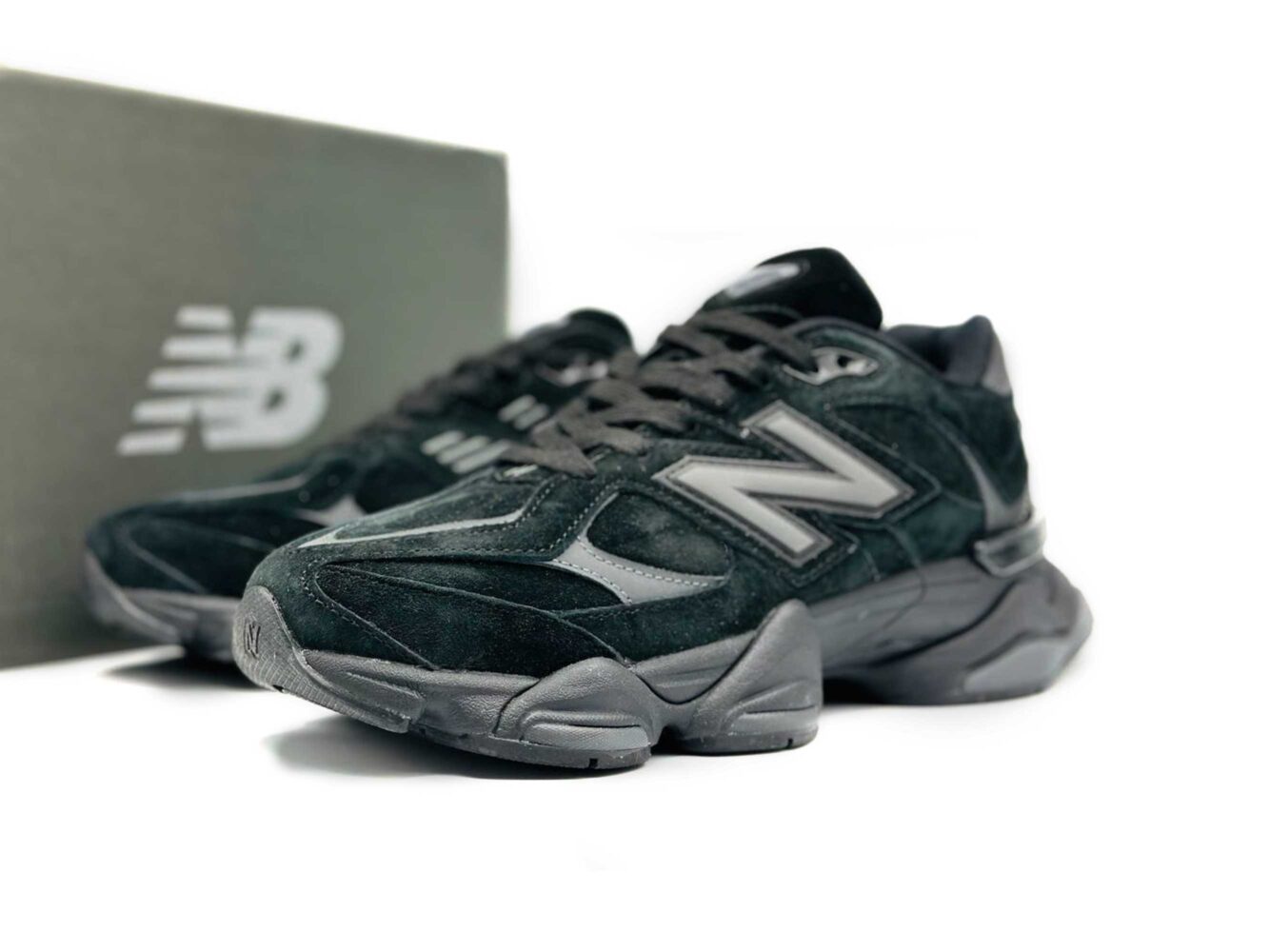 New Balance 9060 All Black Winter купить