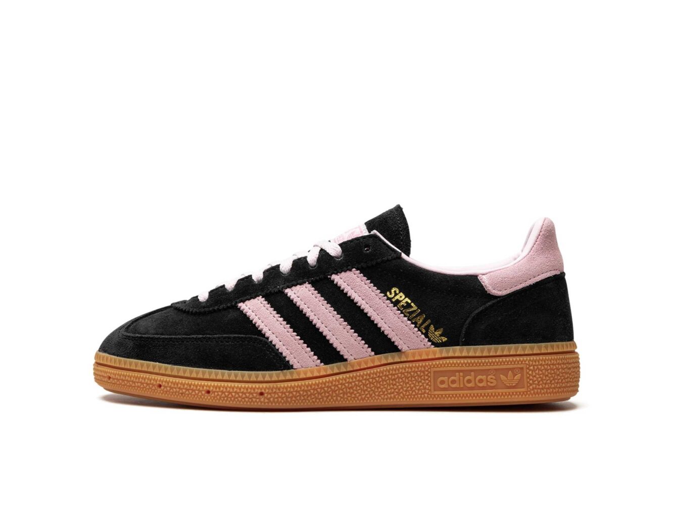 Adidas Handball Spezial WMNS black clear pink gum IE5897 купить
