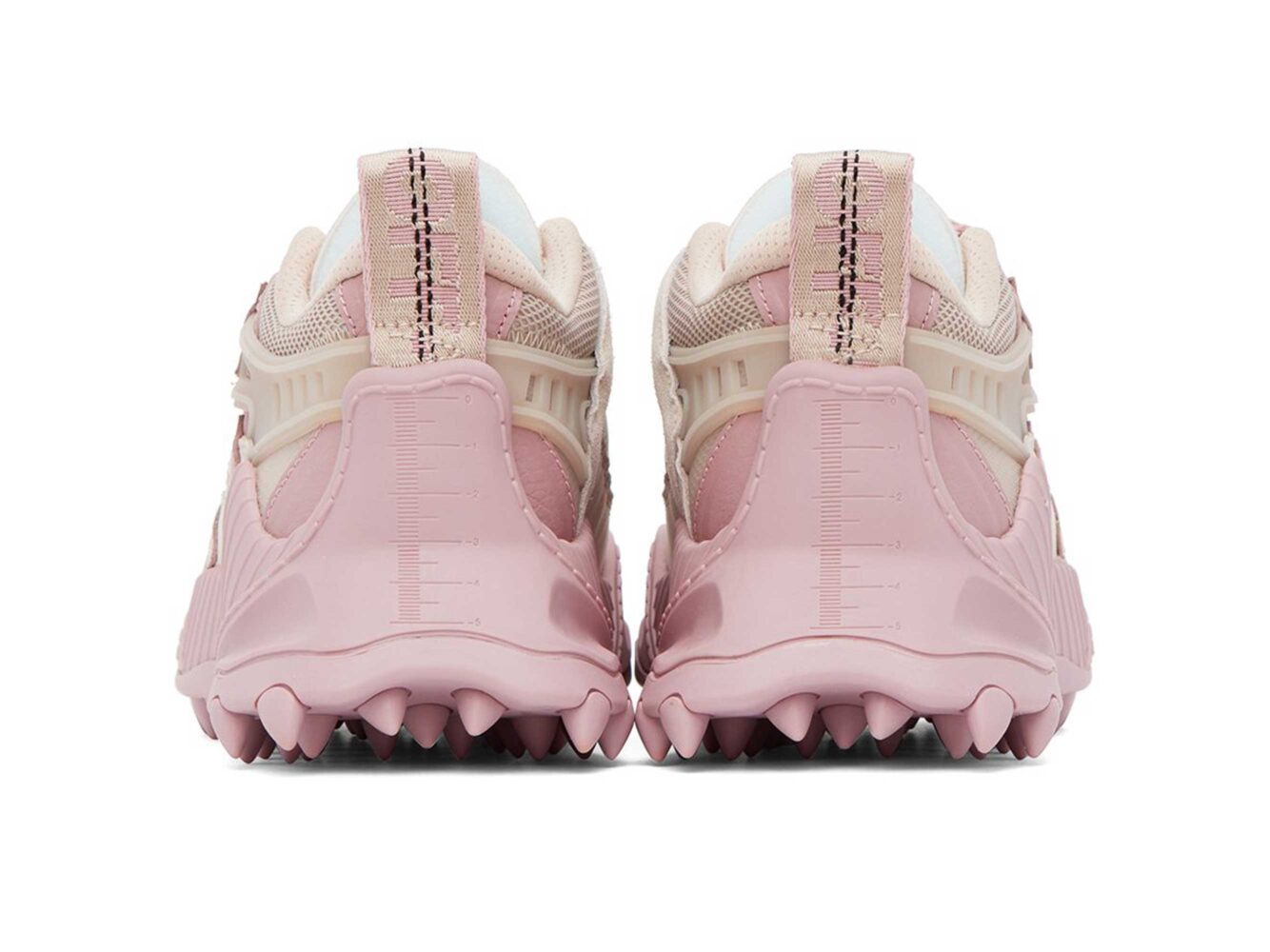 Off-White beige & pink Odsy 1000 sneakers OWIA180S22FAB0016130 купить