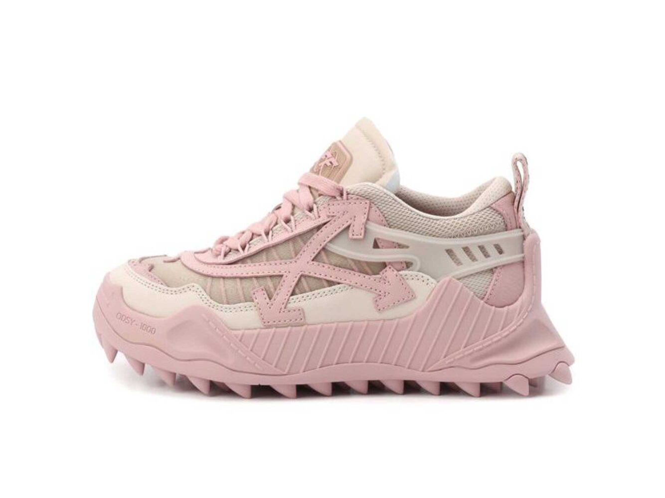 Off-White beige & pink Odsy 1000 sneakers OWIA180S22FAB0016130 купить