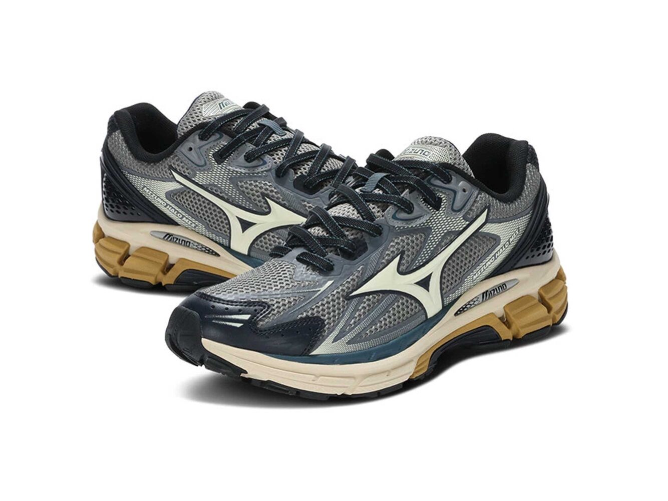 mizuno halo mix grey tan D1GH240805 купить
