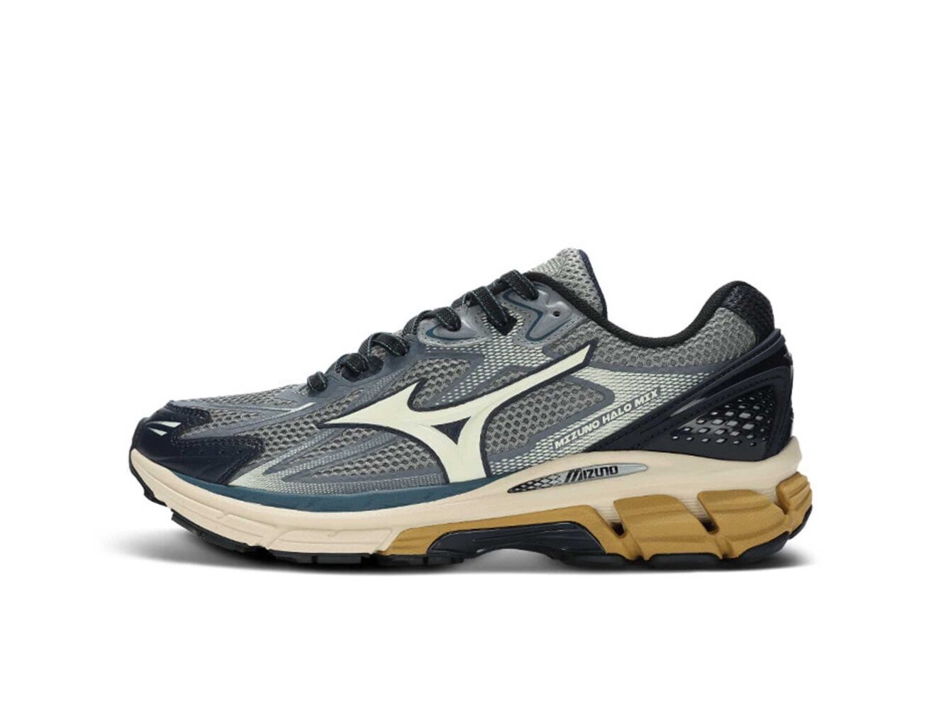 mizuno halo mix grey tan D1GH240805 купить