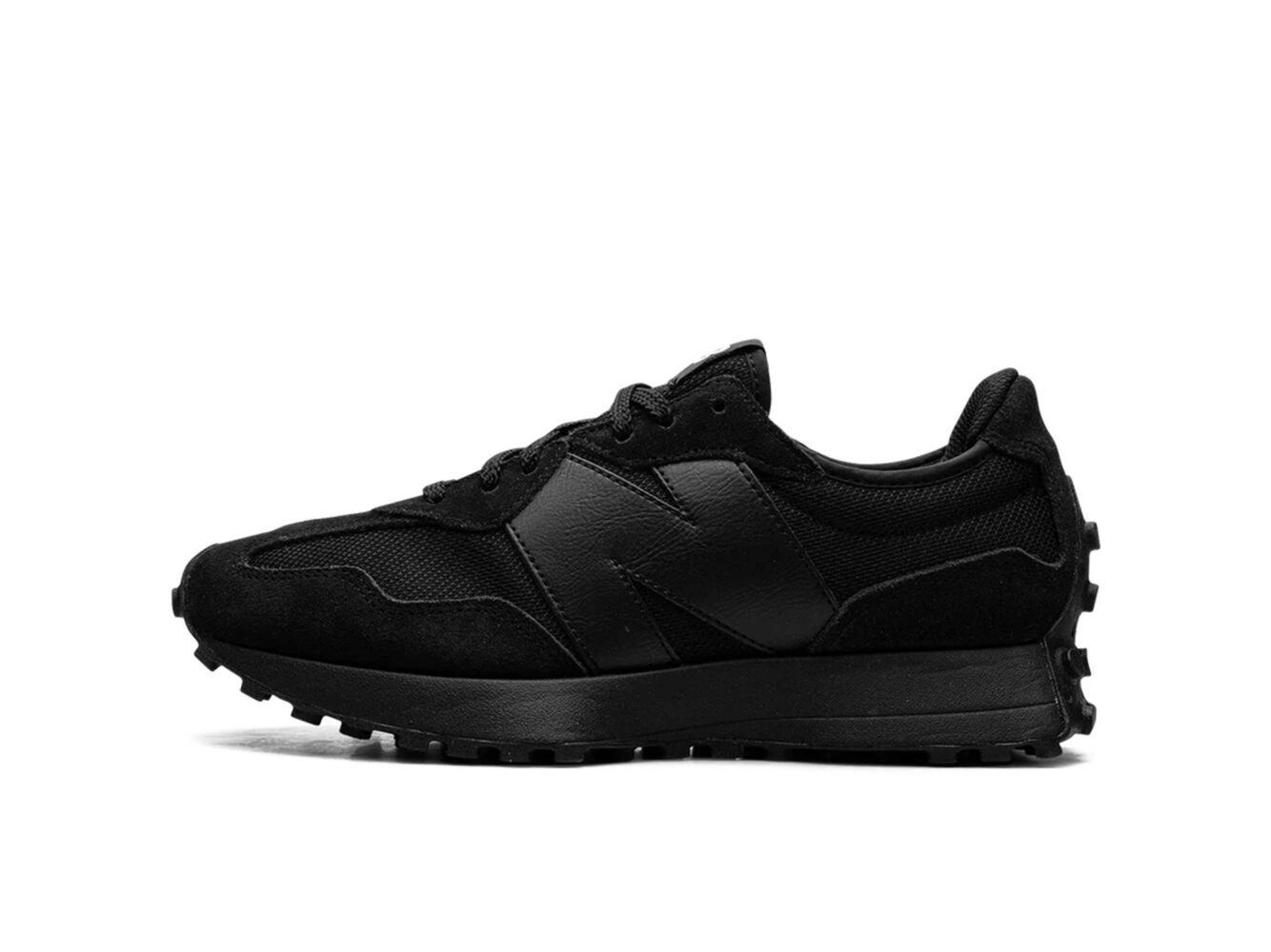 new balance 327 triple black MS327CTB купить