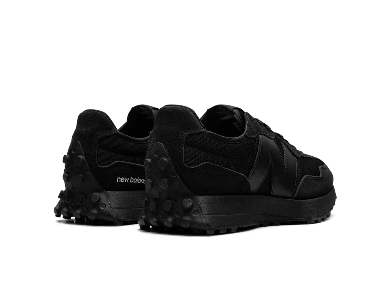 new balance 327 triple black MS327CTB купить