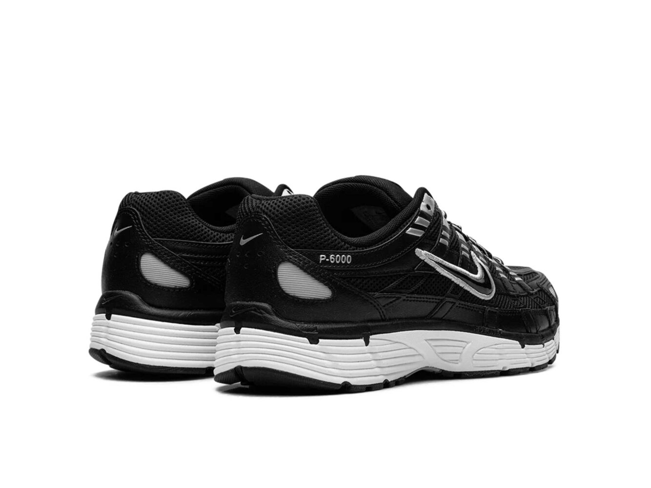 nike P-6000 Black White Metallic Silver CD6404_026 купить