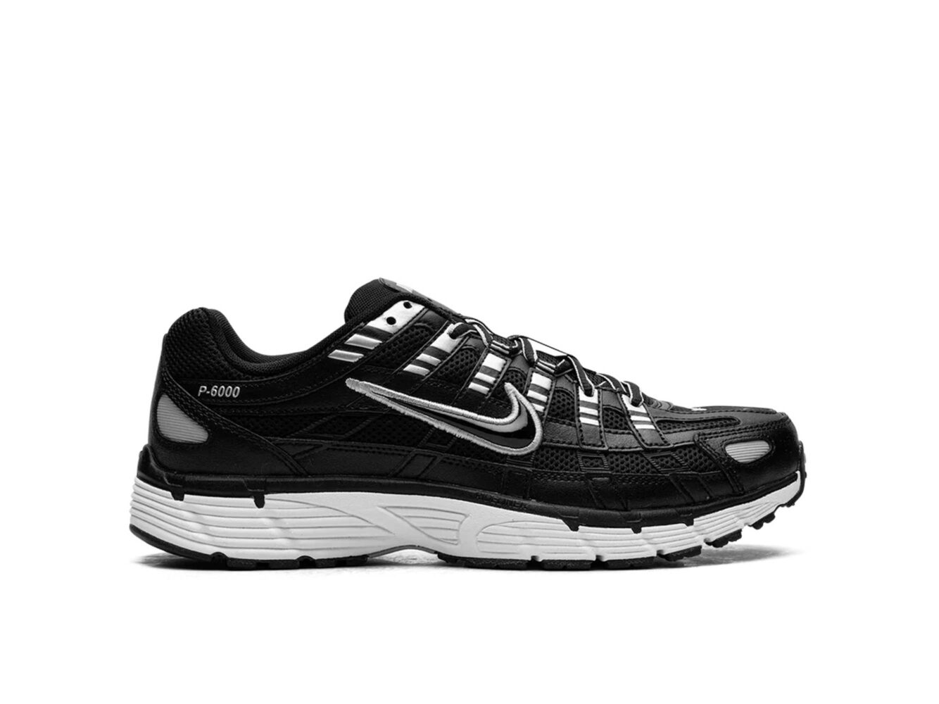 nike P-6000 Black White Metallic Silver CD6404_026 купить
