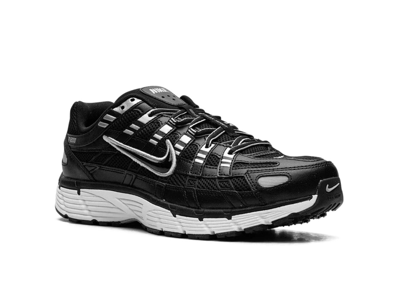 nike P-6000 Black White Metallic Silver CD6404_026 купить